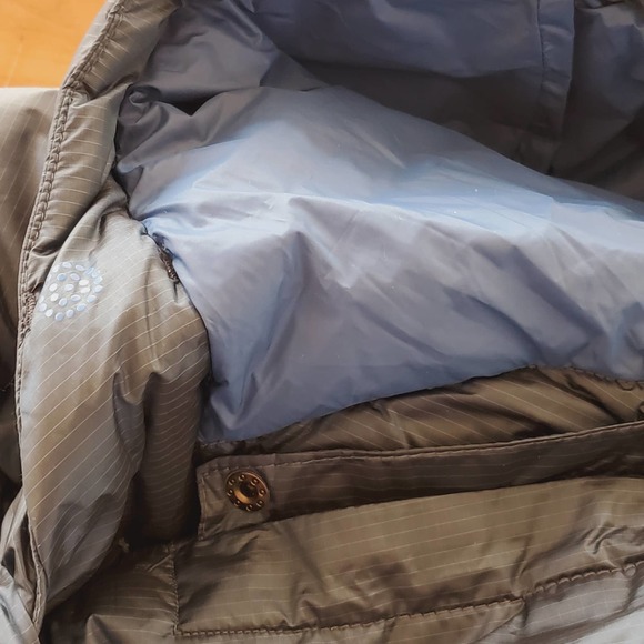 Lands' End Womens Wide Channel Down Jacket Down Filled Size S Blue Outdoors - Picture 14 of 14